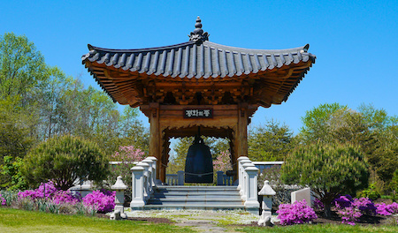 Korean Bell Garden is part of Meadowlark Botanical Gardens, Vienna, VA